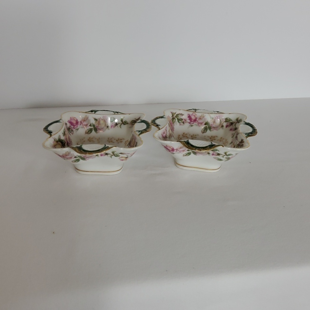 Haviland France Wright Tyndale Van Roden Set of 2 relish dish.